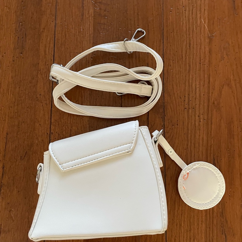 Hoodies for Hero’s White and Orange Smiley Face Mini Crossbody Bag - Picture 6 of 14
